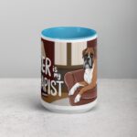 My Boxer Is My Therapist Coffee Mug - Image 16