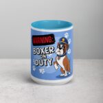 Warning: Boxer on Duty Coffee Mug - Image 16