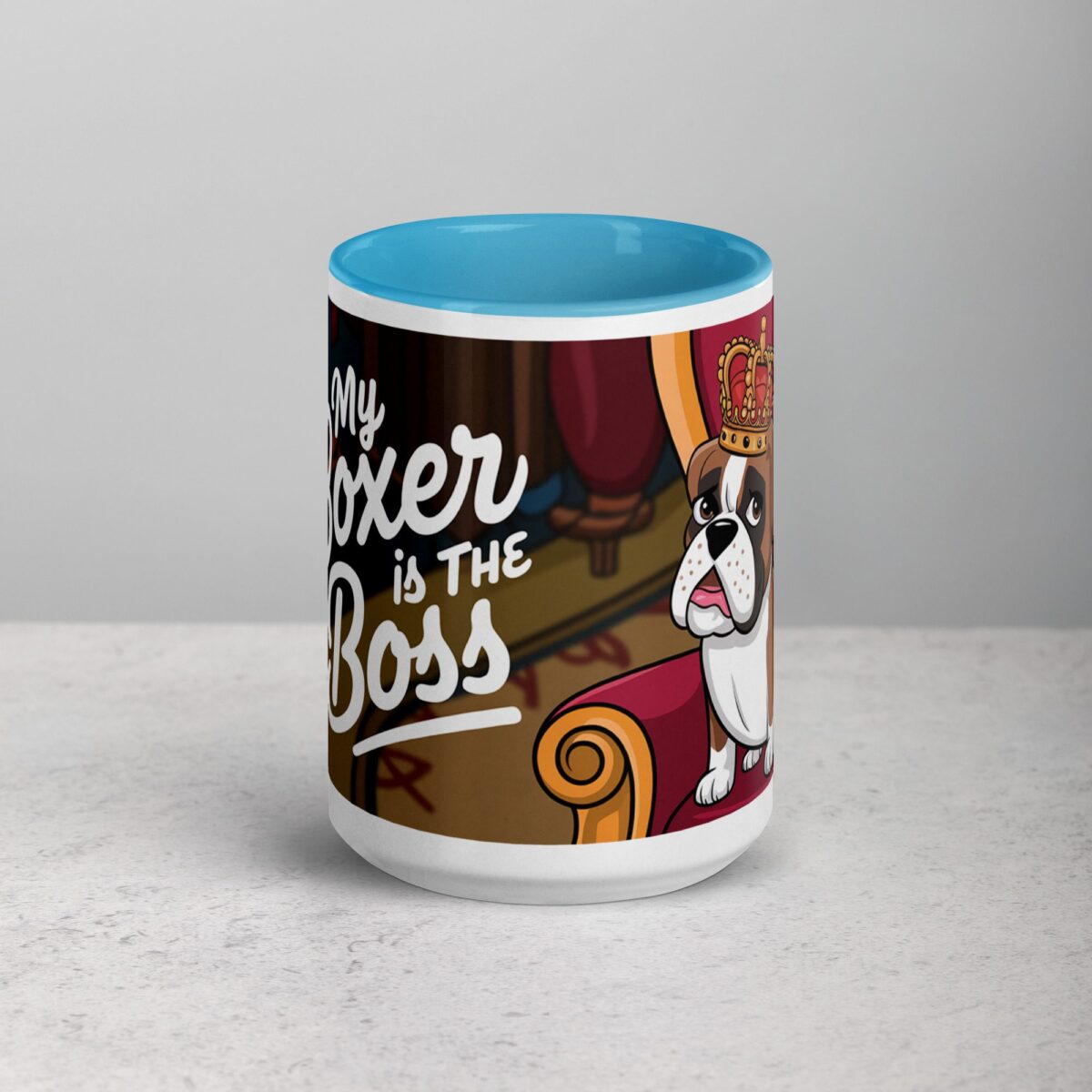 My Boxer Is the Boss Coffee Mug - Image 16