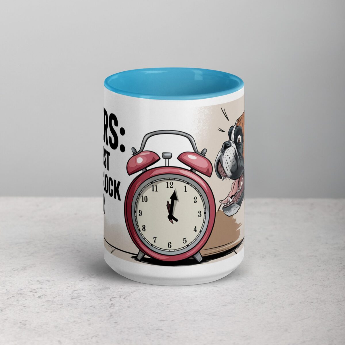 Boxers: The Best Alarm Clock Ever Coffee Mug - Image 16