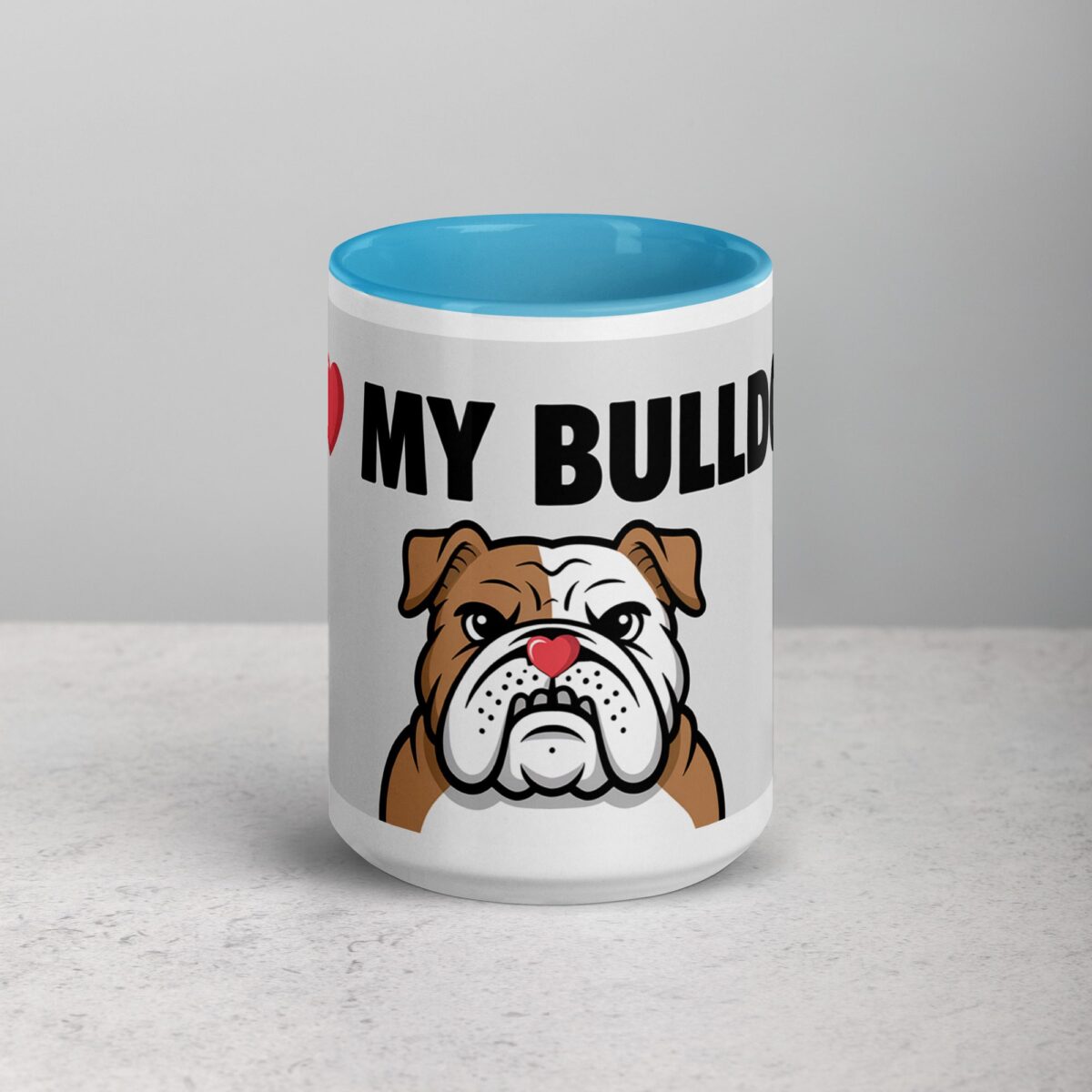 I ❤️ My Bulldog  Coffee Mug & Tea Cup - Image 16