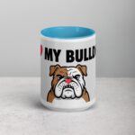 I ❤️ My Bulldog  Coffee Mug & Tea Cup - Image 16