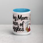 Bulldog Mom: Queen of Snuggles Coffee Mug - Image 16