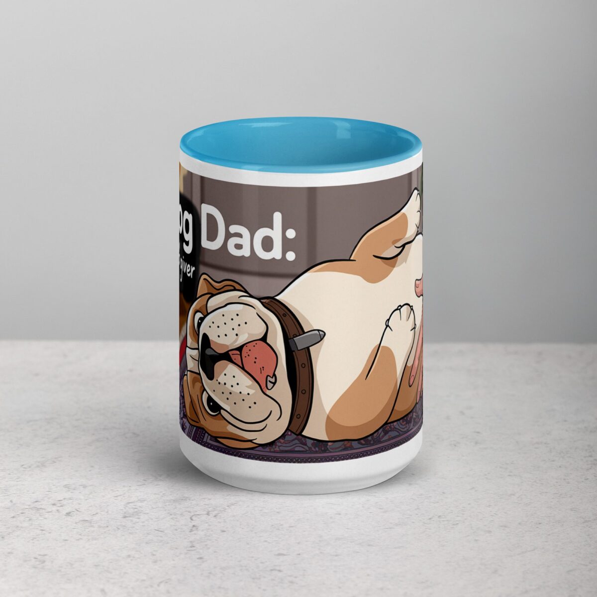 Bulldog Dad: Chief Belly Rub Giver Coffee Mug - Image 16