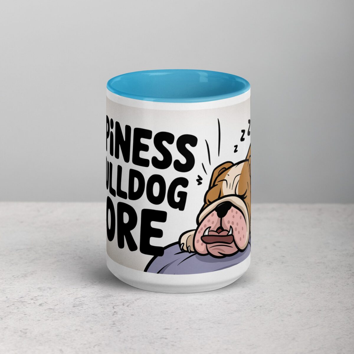 Happiness Is a Bulldog Snore Coffee Mug - Image 16