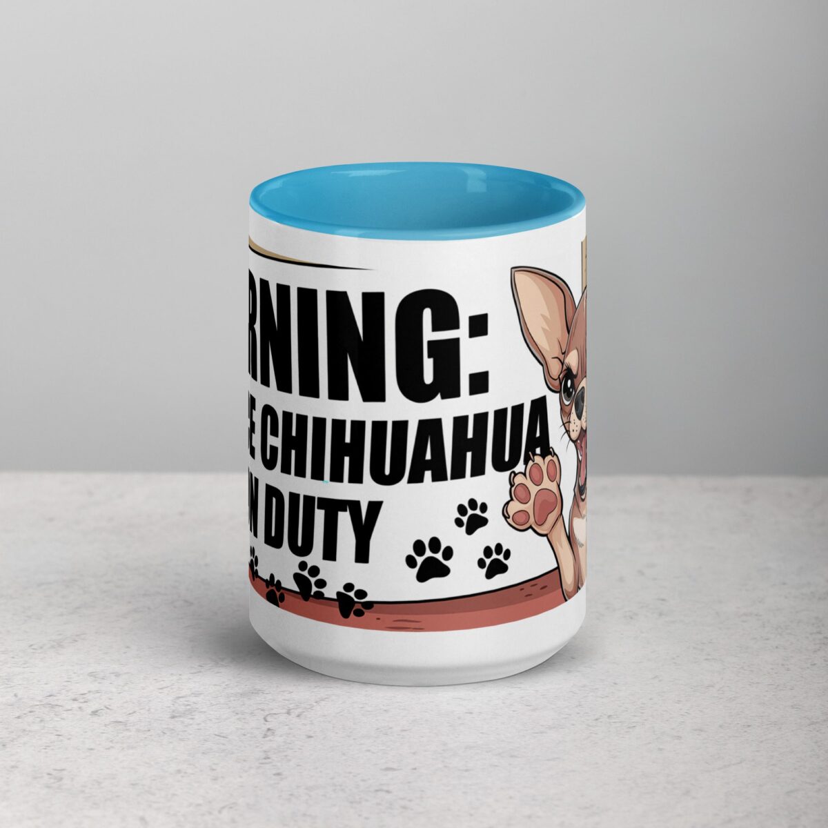 Warning: Fierce Chihuahua on Duty Coffee Mug - Image 16
