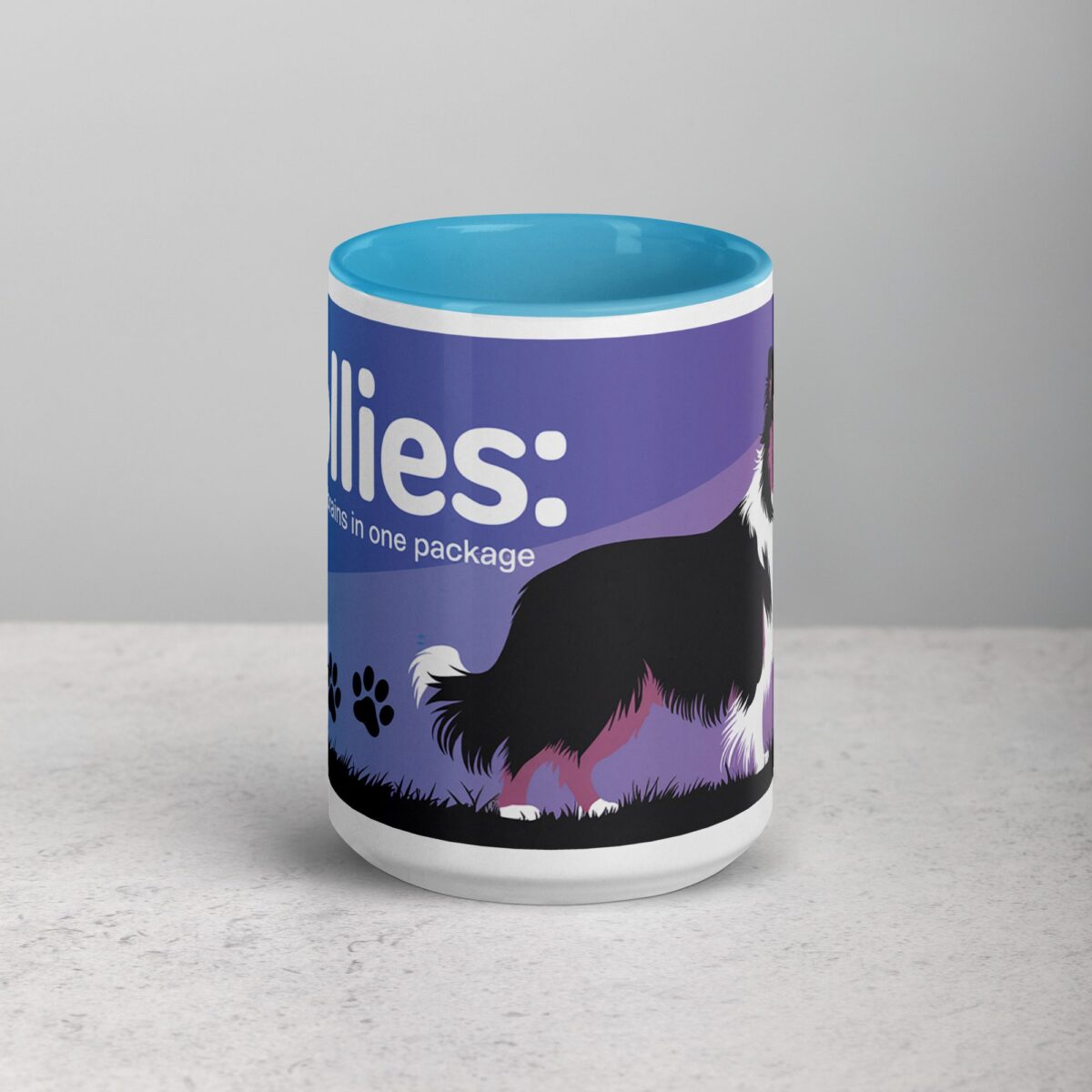 Collies: Beauty and Brains in One Package Coffee Mug - Image 16