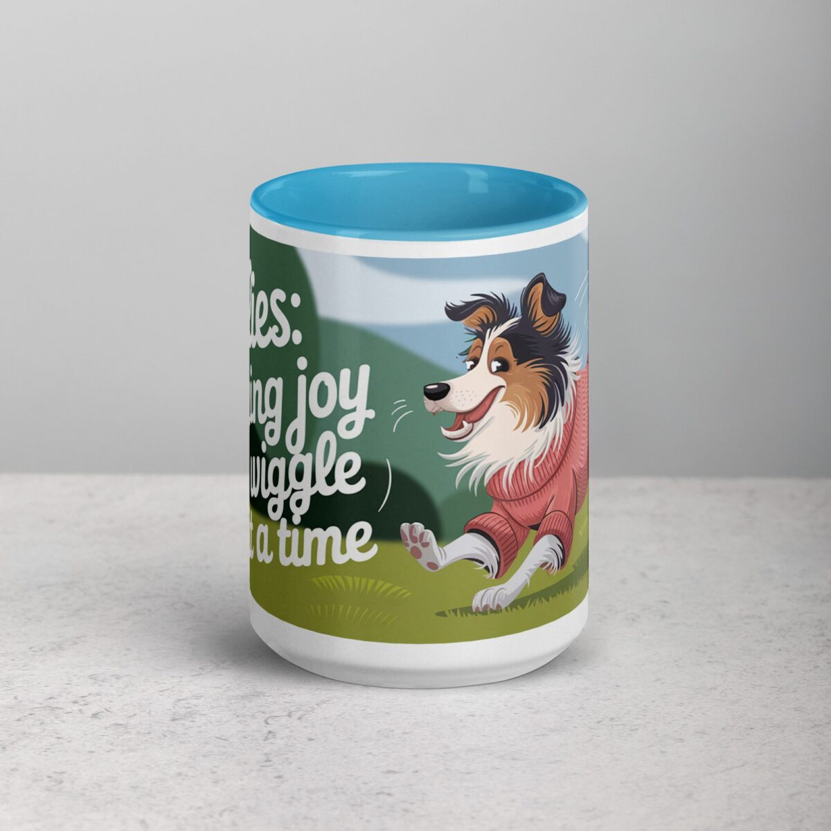 Collies: Bringing Joy One Wiggle at a Time Coffee Mug - Image 16