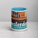 Amsterdam: The City of Bikes and Canals Coffee Mug - Image 16