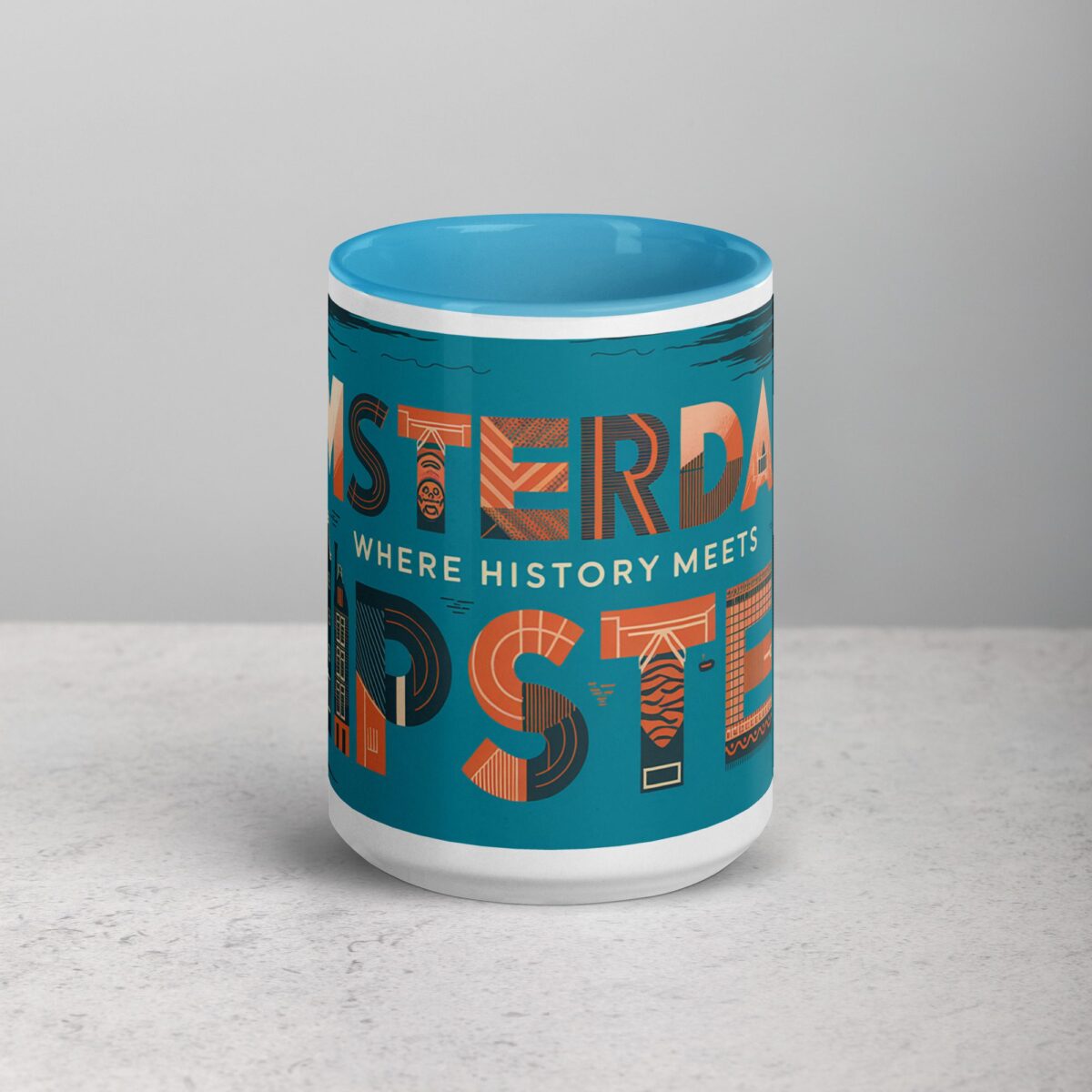 Amsterdam: Where History Meets Hipster Coffee Mug - Image 16