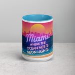 Miami: Where the Ocean Meets the Neon Lights Coffee Mug - Image 16
