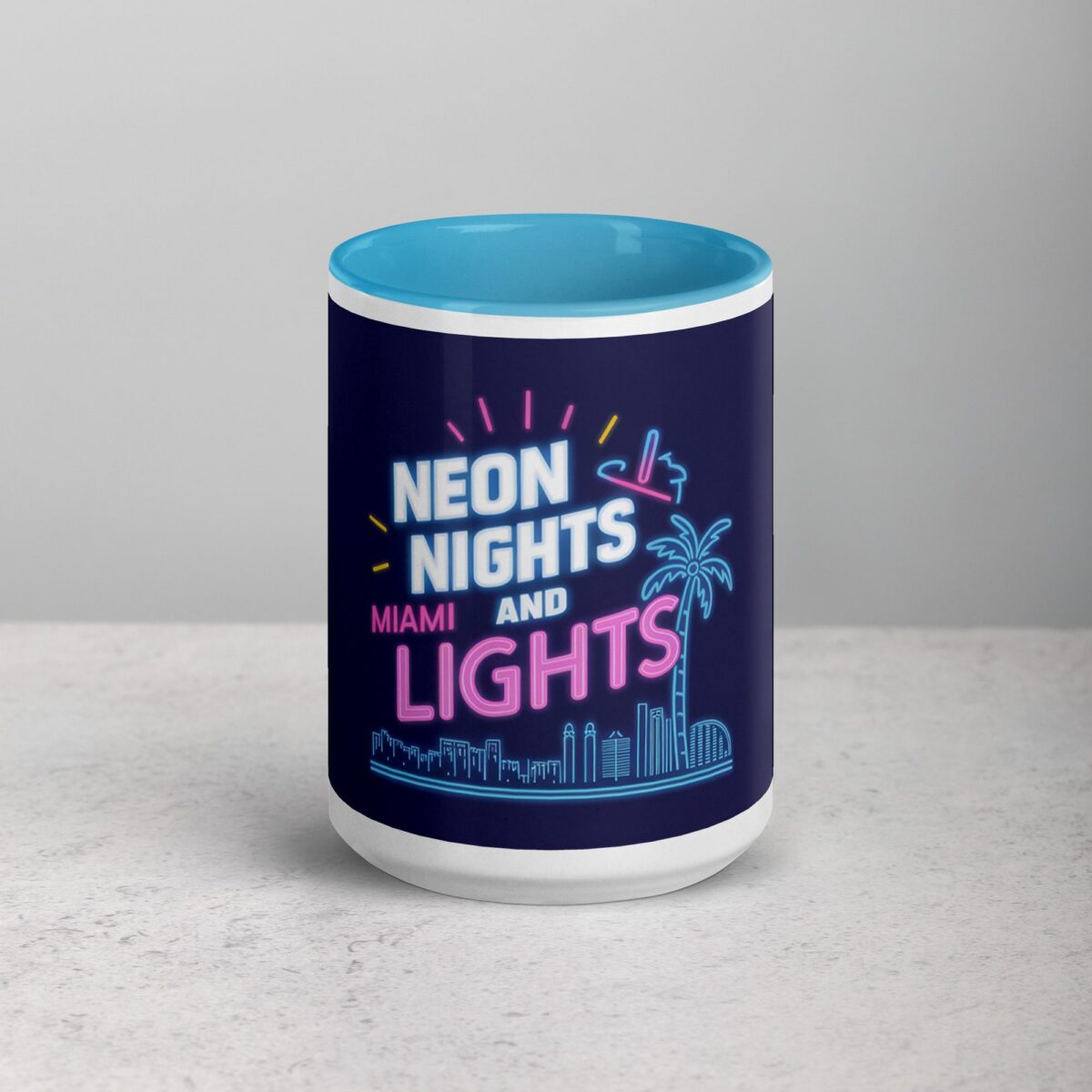 Neon Nights and Miami Lights Coffee Mug - Image 16