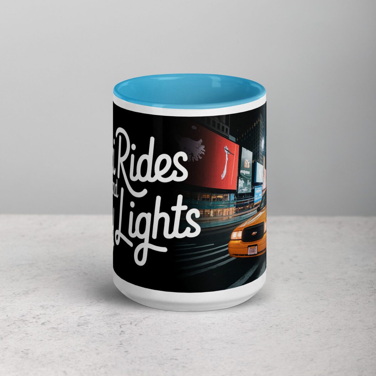 Taxi Rides and City Lights Coffee Mug - Image 16