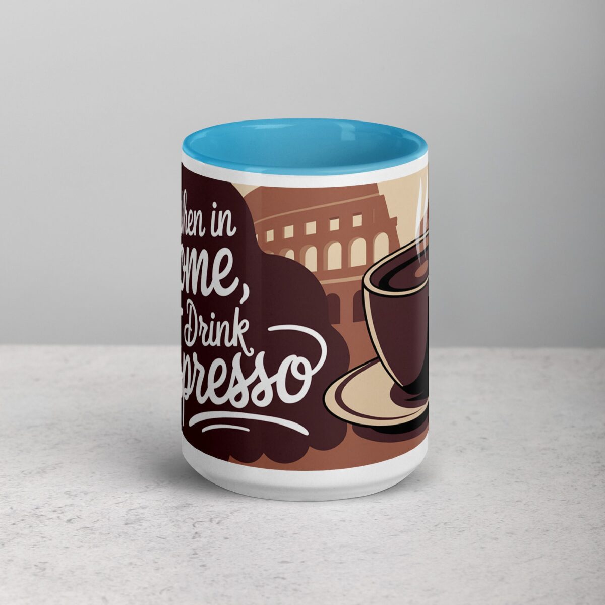 When in Rome, Drink Espresso Coffee Mug - Image 16