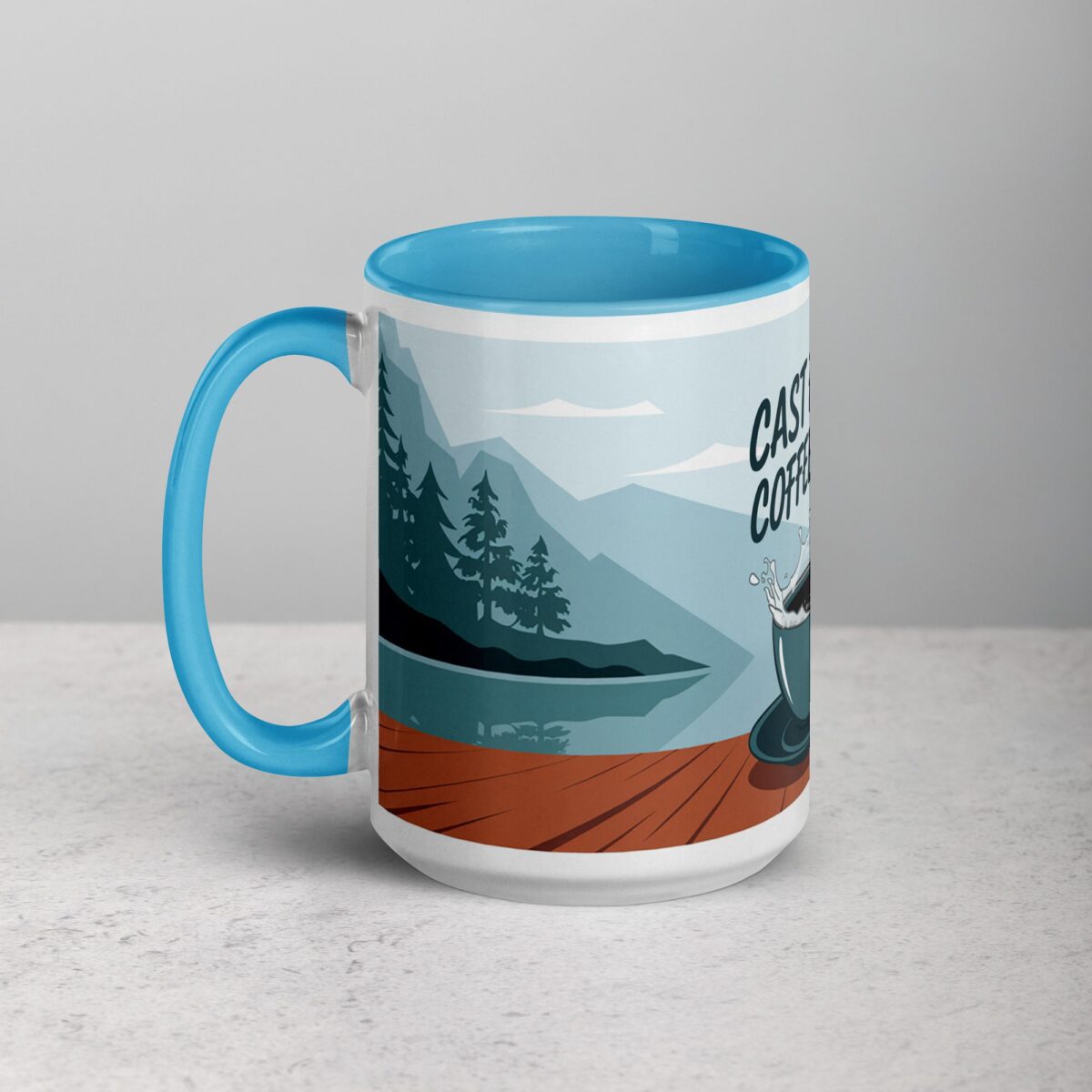 Cast First, Coffee Later Fishing Mug - Image 17