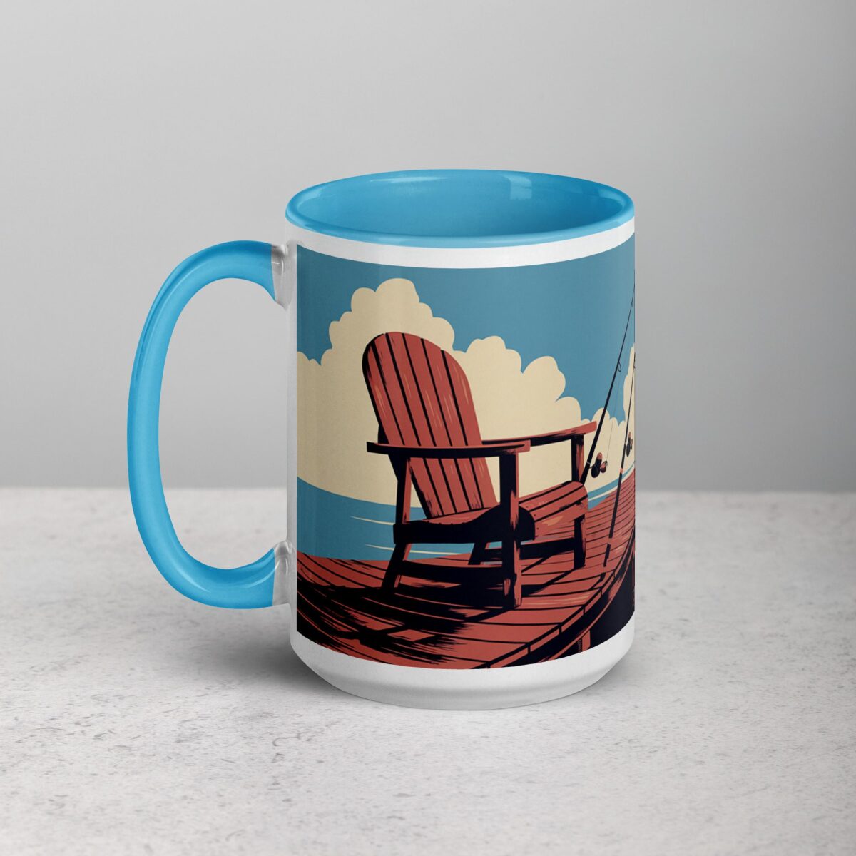 I Love Fishing Retro Coffee Mug & Tea Cup - Image 17