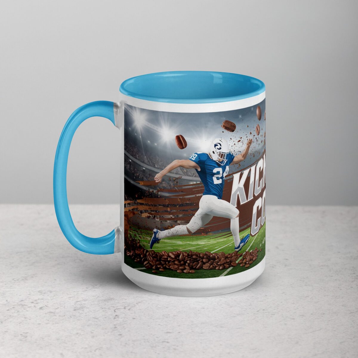 Kickoff, Coffee, Repeat Football Mug - Image 17