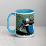 Tackle the Day with Coffee Football Mug - Image 17