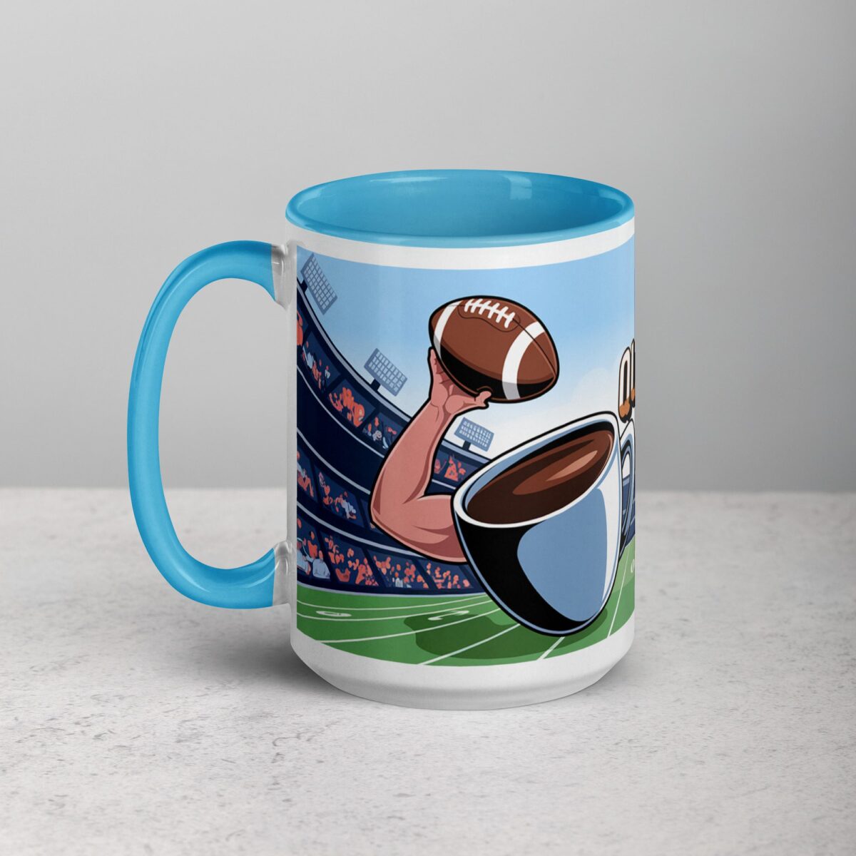 Quarterback Fuel Football Coffee Mug - Image 17