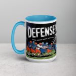 Defense Wins Games, Coffee Starts Days Football Mug - Image 17