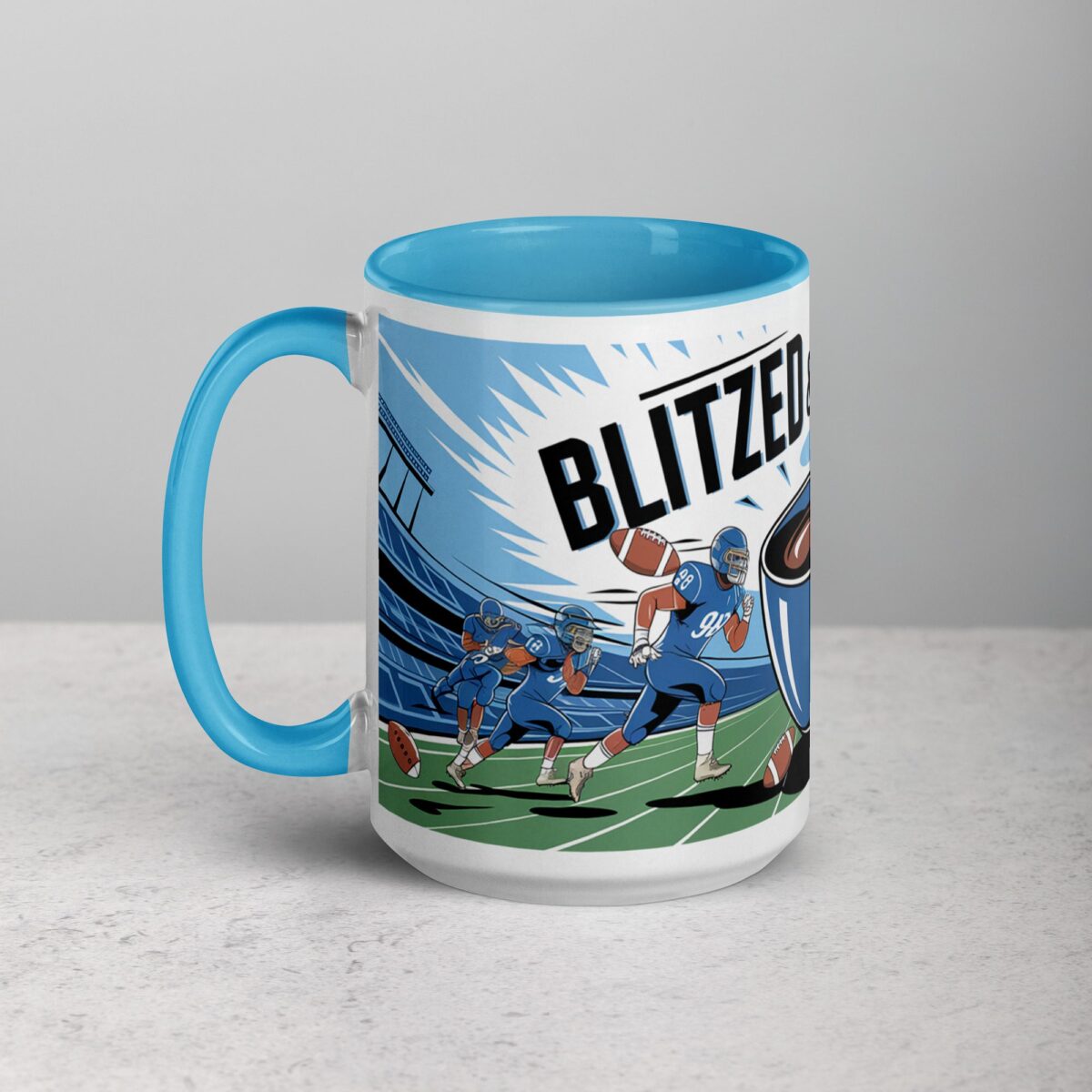 Blitzed & Brewed Football Coffee Mug - Image 17