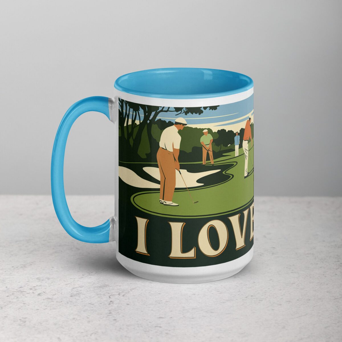I Love Golf Retro Coffee Mug & Tea Cup - Image 17