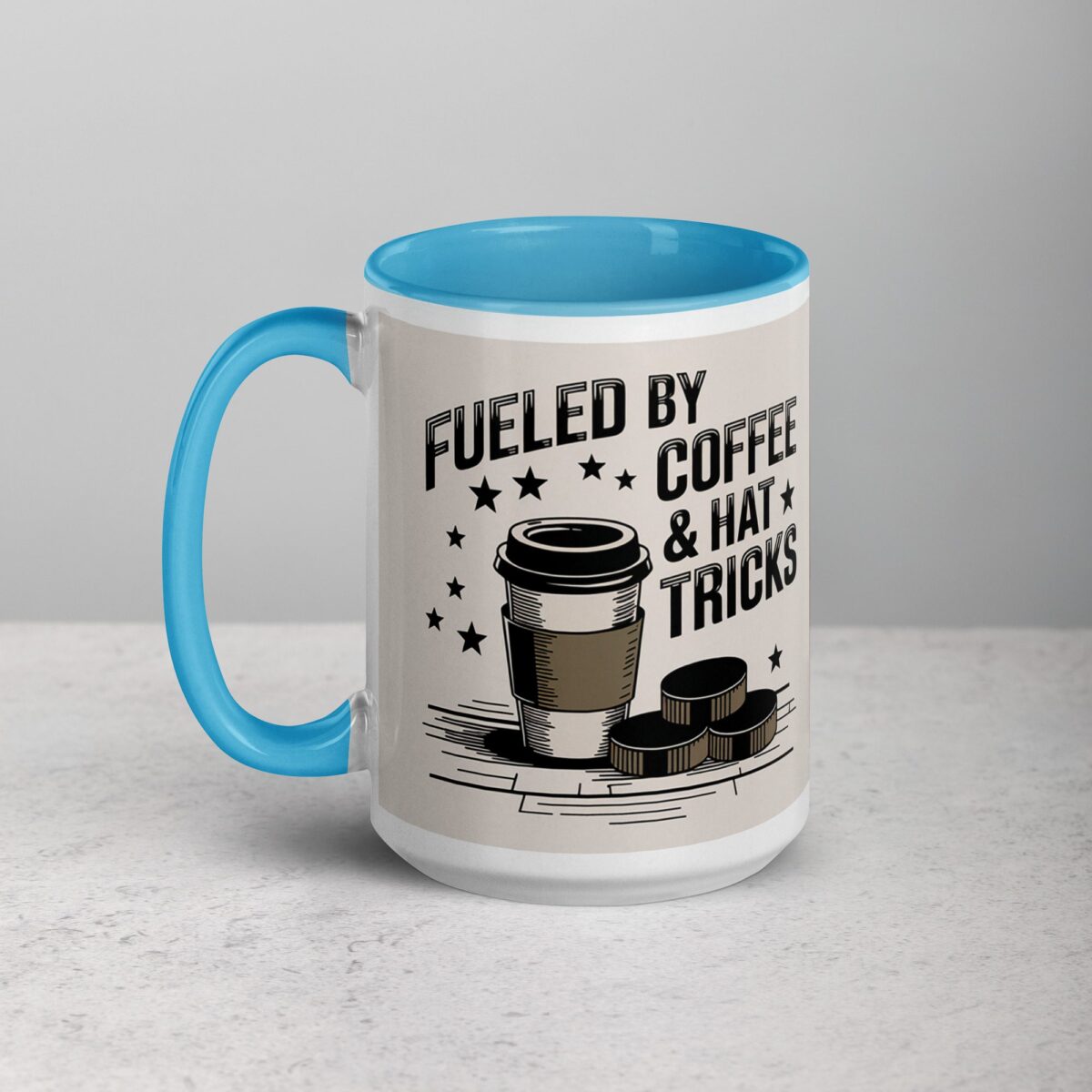 Fueled by Coffee & Hat Tricks Hockey Mug - Image 17