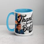 Retro Thank You Best Man Coffee Mug & Tea Cup - Image 17