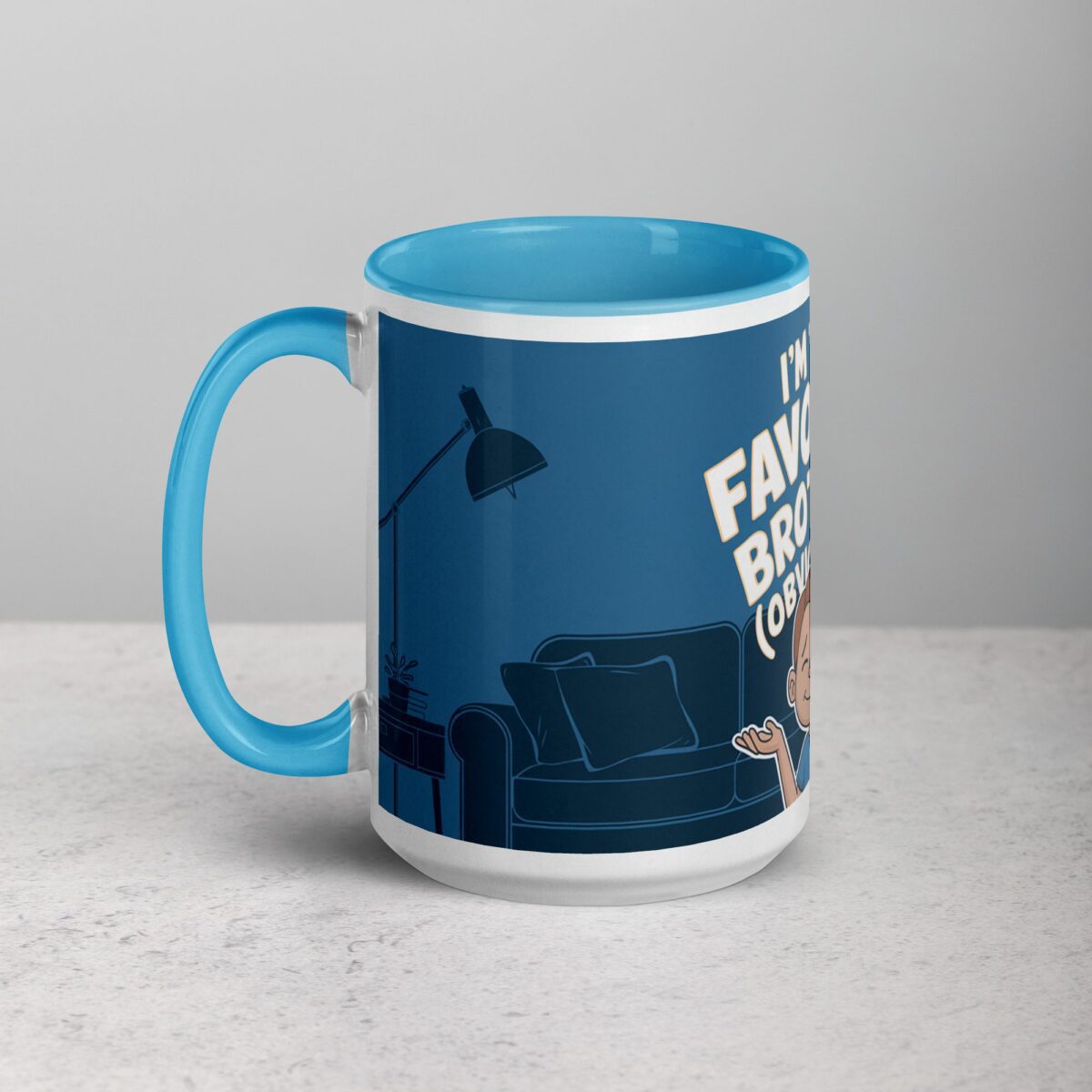 I’m the Favorite Brother (Obviously) Coffee Mug - Image 17