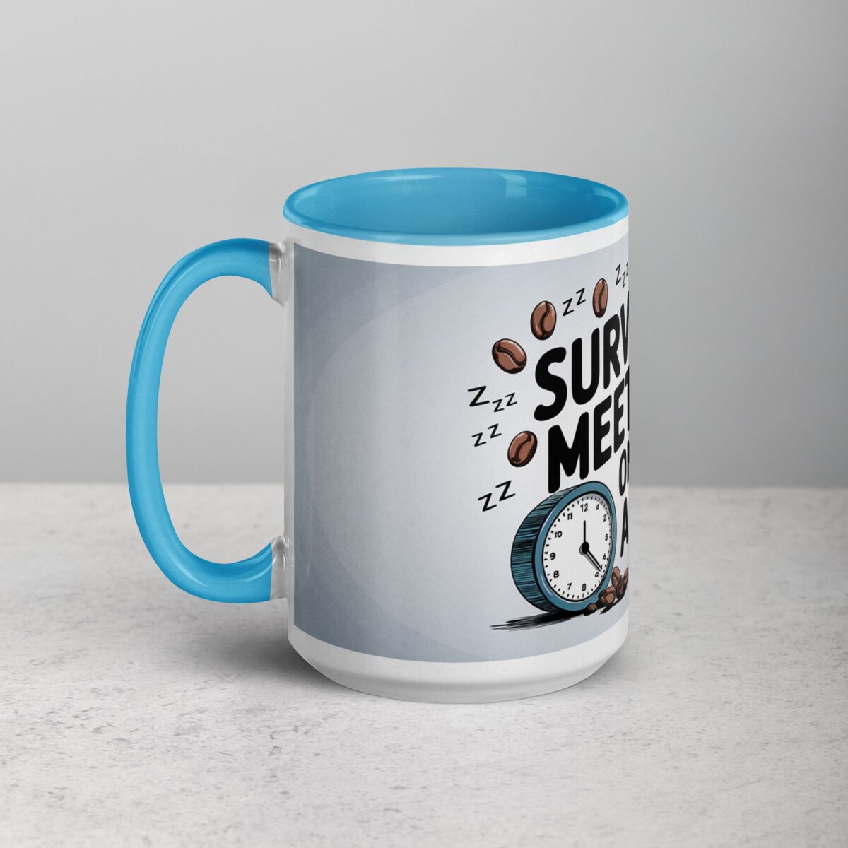 Surviving Meetings, One Sip at a Time Co-Worker Coffee Mug - Image 17