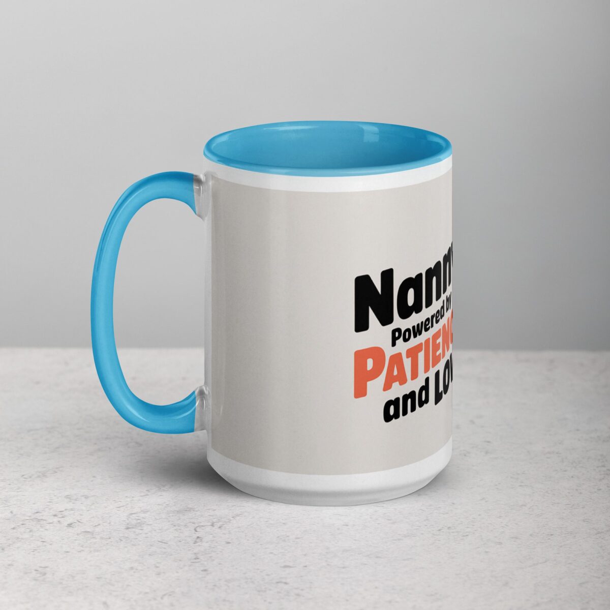 Nanny Life: Powered by Patience and Love Coffee Mug - Image 17