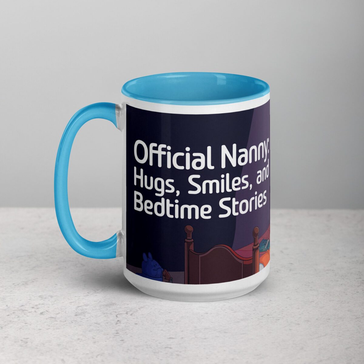 Official Nanny: Hugs, Smiles, and Bedtime Stories Mug - Image 17