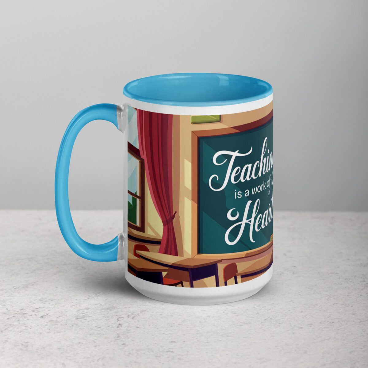 Teaching Is a Work of Heart Coffee Mug & Tea Cup - Image 17