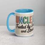 Uncle Life: Fueled by Snacks and Stories Mug - Image 17