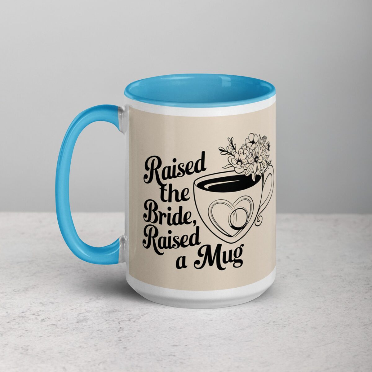 Raised the Bride, Raised a Mug Father of Bride Mug - Image 17
