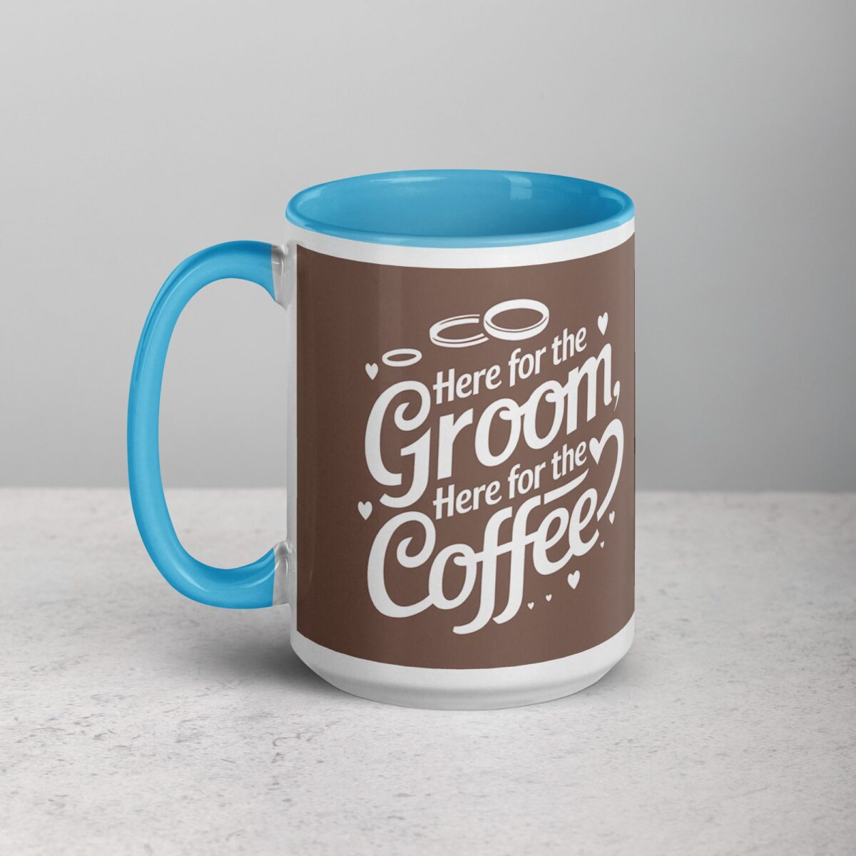 Here for the Groom, Here for the Coffee Wedding Mug - Image 17