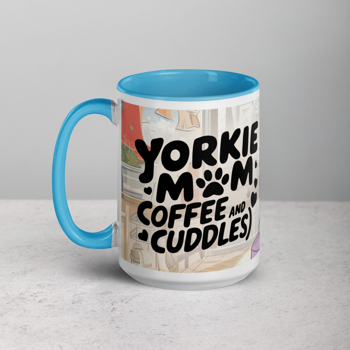 Yorkie Mom (Coffee and Cuddles) Mug - Image 17