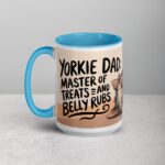 Yorkie Dad: Master of Treats and Belly Rubs Coffee Mug - Image 17