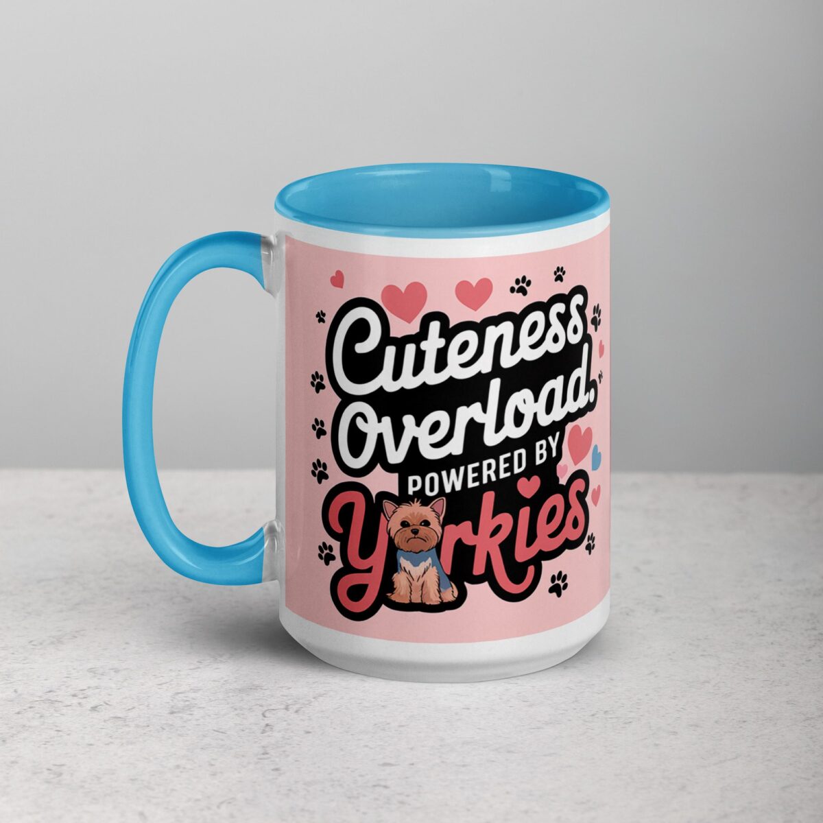 Cuteness Overload: Powered by Yorkies Coffee Mug - Image 17