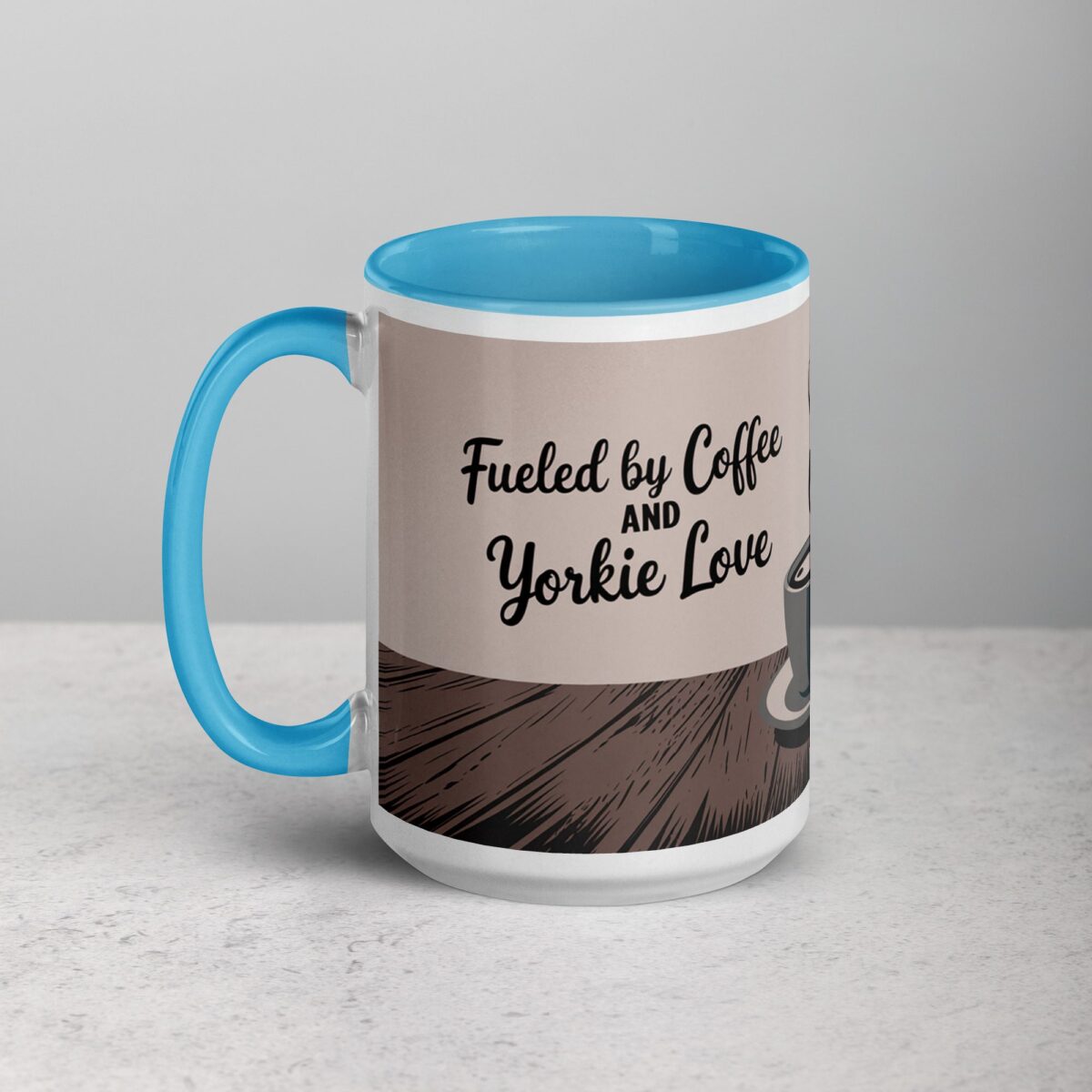 Fueled by Coffee and Yorkie Love Mug - Image 17
