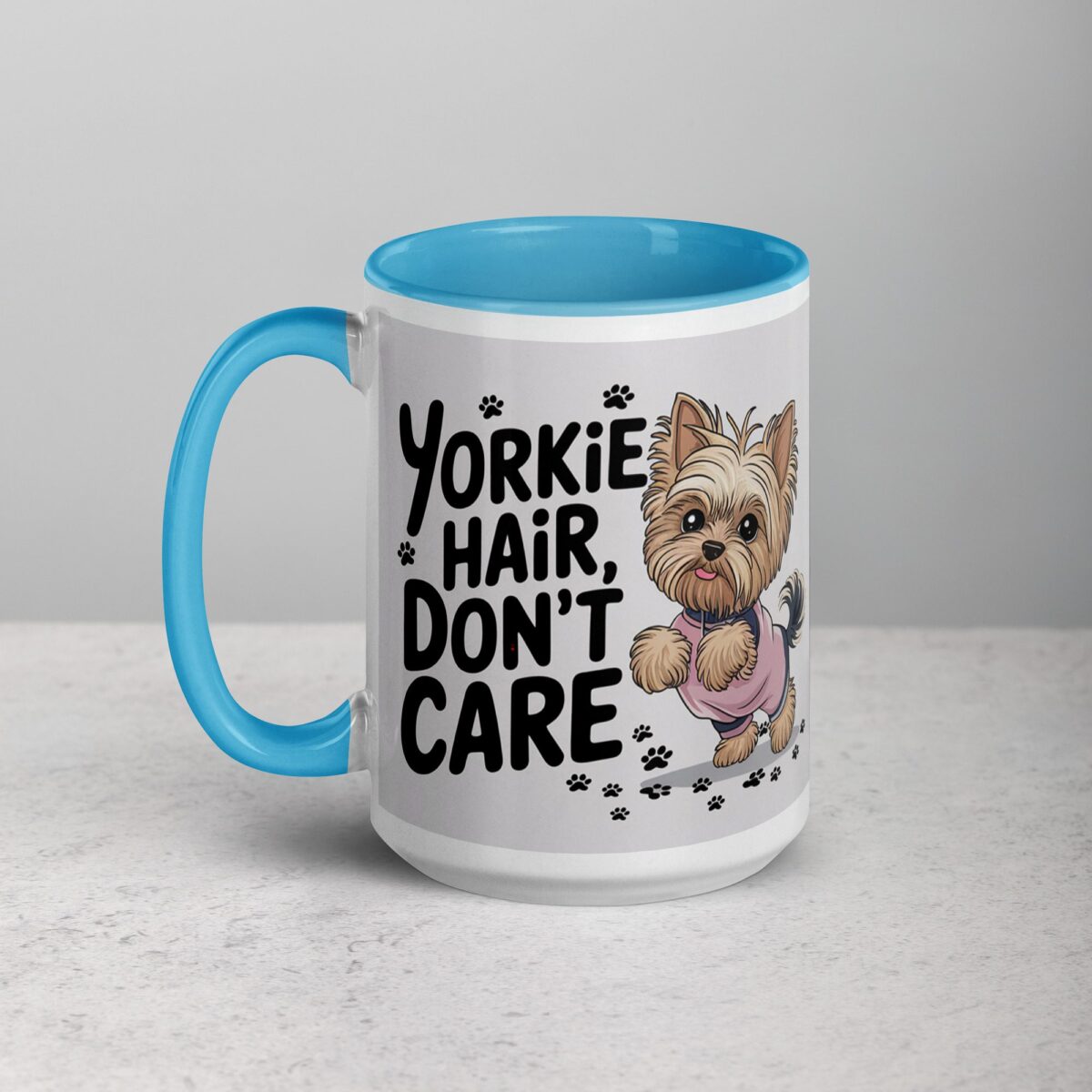 Yorkie Hair, Don’t Care Coffee Mug - Image 17
