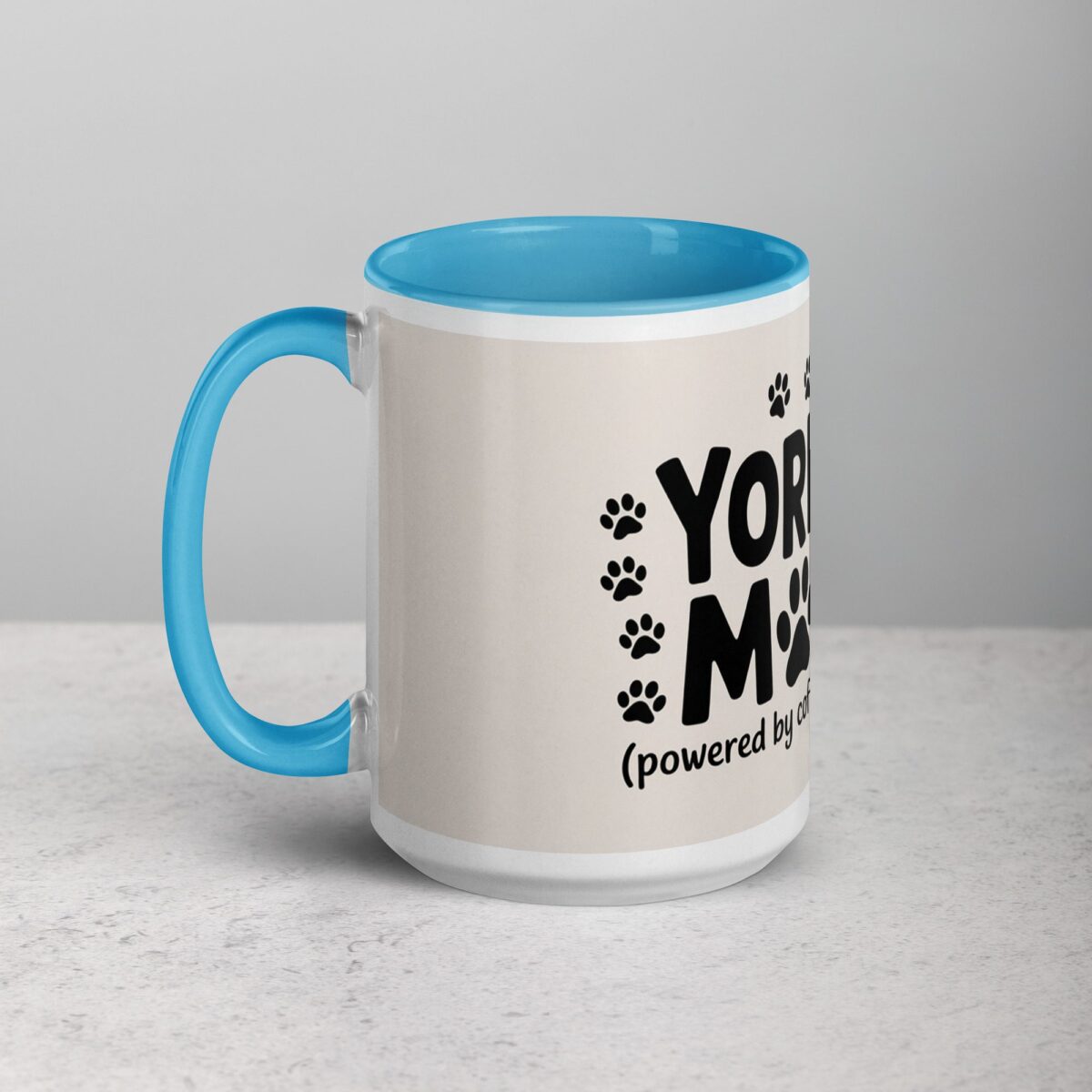 Yorkie Mom Text Coffee Mug & Tea Cup - Image 17
