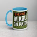 Warning: Beagle on Patrol Coffee Mug - Image 17