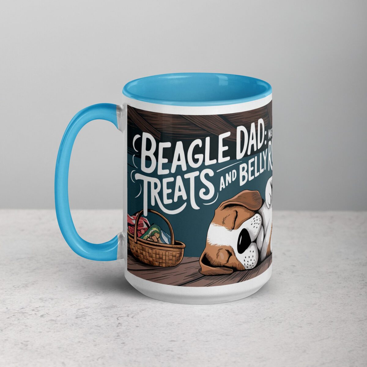 Beagle Dad: Master of Treats and Belly Rubs Coffee Mug - Image 17