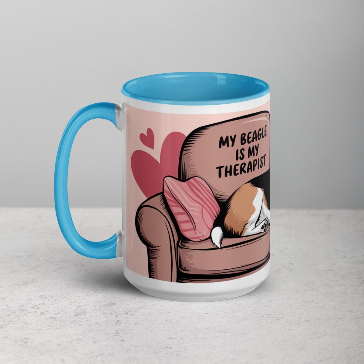 My Beagle Is My Therapist Coffee Mug & Tea Mug - Image 17