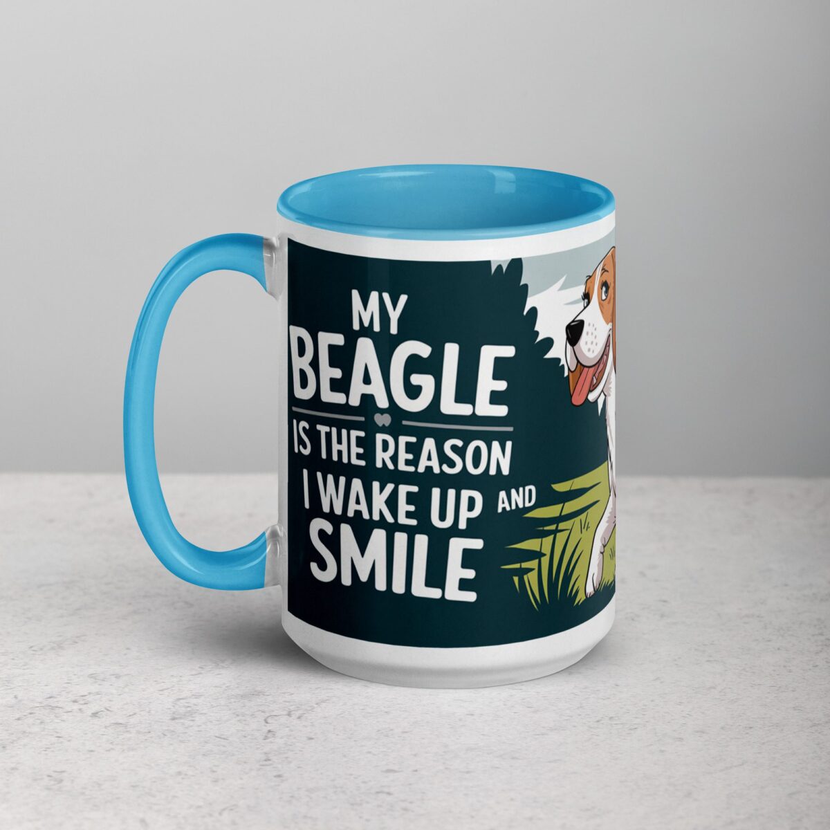 My Beagle Is the Reason I Wake Up (and Smile) Coffee Mug - Image 17
