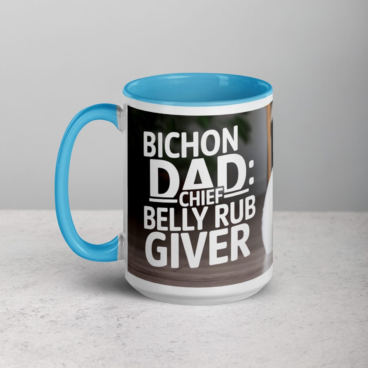 Bichon Dad: Chief Belly Rub Giver Coffee Mug - Image 17