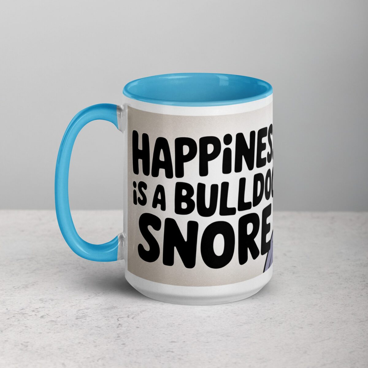 Happiness Is a Bulldog Snore Coffee Mug - Image 17