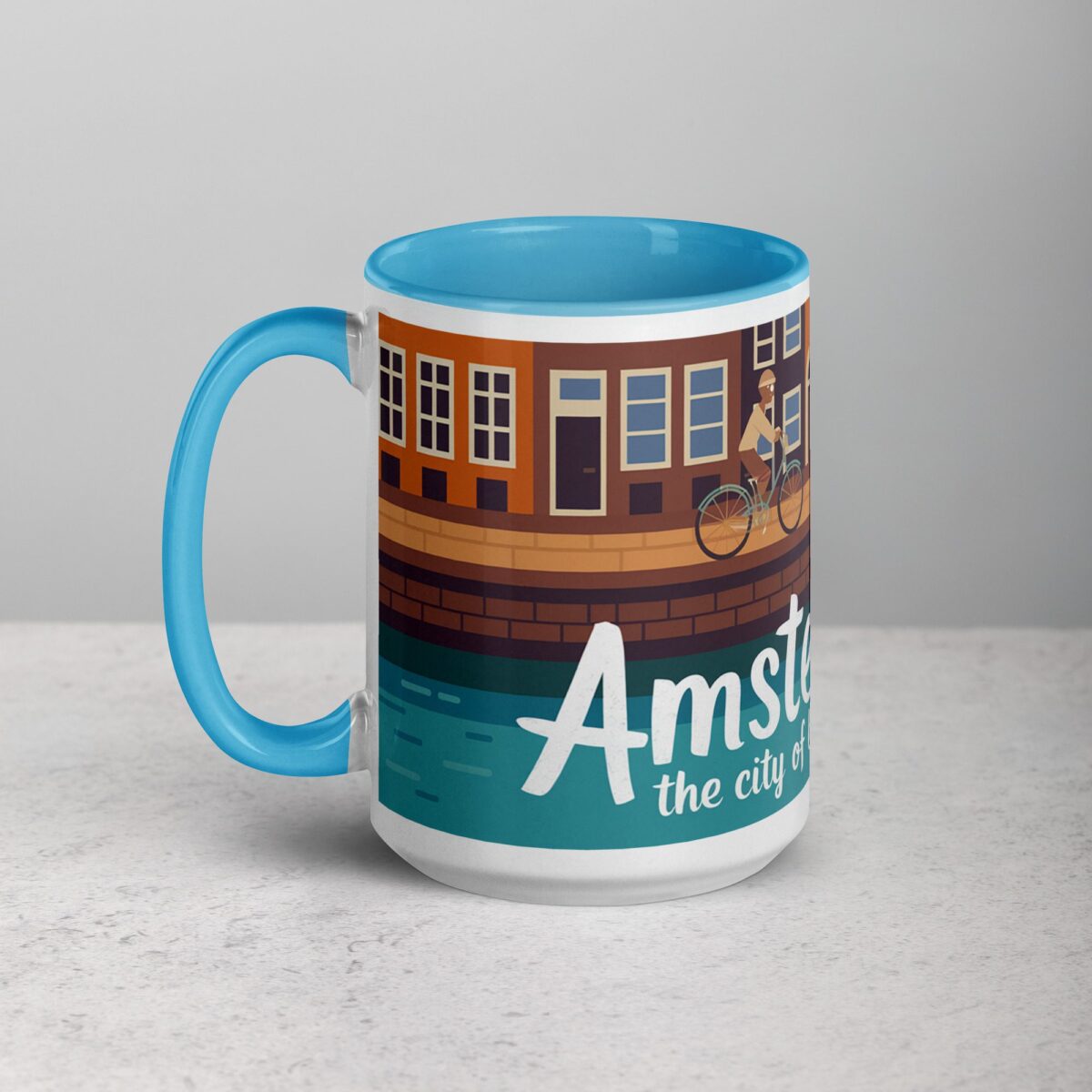 Amsterdam: The City of Bikes and Canals Coffee Mug - Image 17