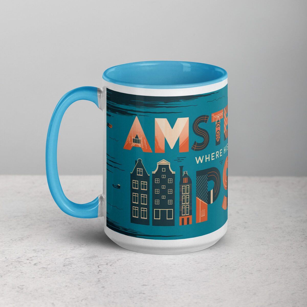 Amsterdam: Where History Meets Hipster Coffee Mug - Image 17